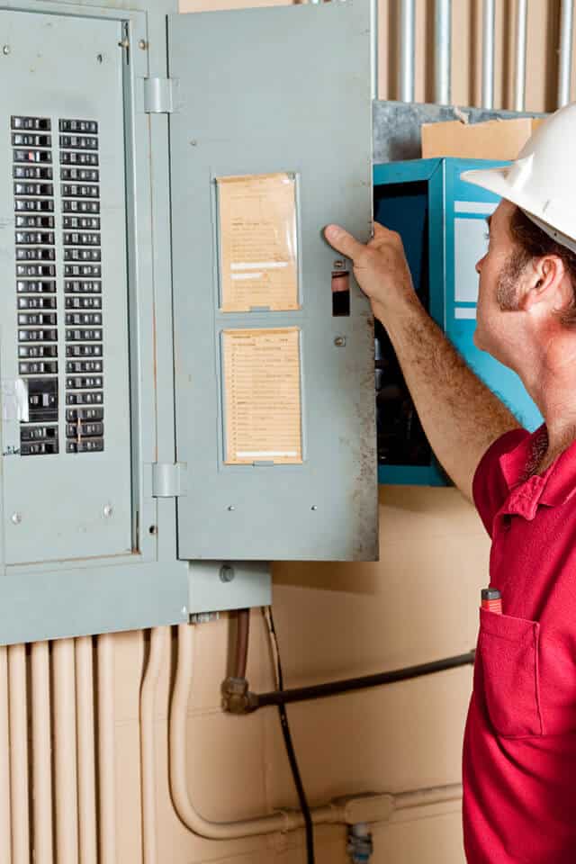 Commercial electrical companies calgary - examine electrical panel