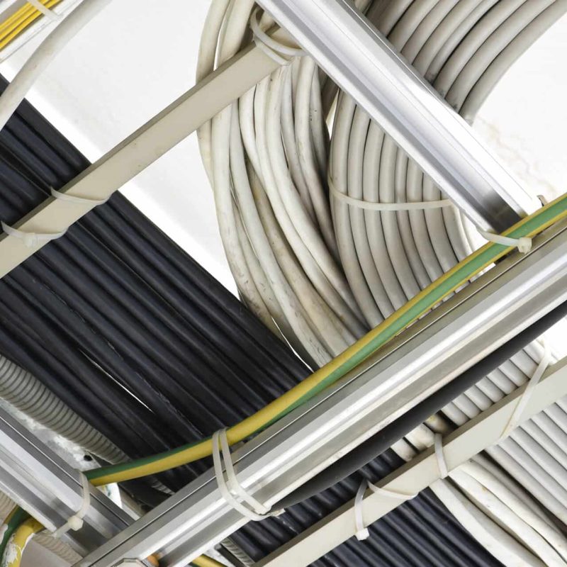 Data cabling calgary - cable ducting