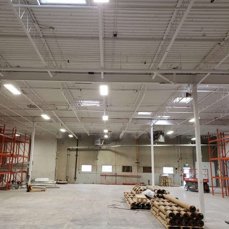 Commercial electrical companies calgary - warehouse lighting